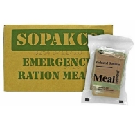 FULL Sopakco MRE Case of 14 Meals Ready to Eat with Flameless Ration Heaters